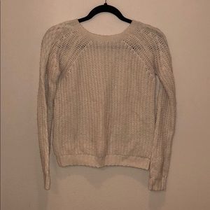 Cream sweater